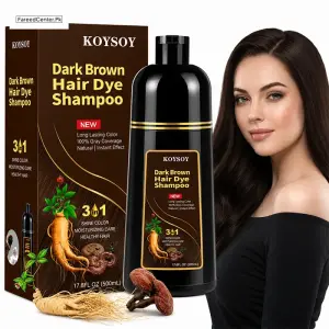 Dark Brown Hair Dye Shampoo 3 in 1