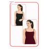 Women Summer Camisole Black Maroon thumbnail