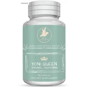 Yoni Queen Natural Vaginal Tightening Pills - 90 Vegan Capsules